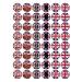 King Charles Coronation 48 x 3cm PREMIUM EDIBLE RICE PAPER ROUND CAKE TOPPERS D6