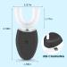 Ultrasonic Electric Toothbrush for Adults - Hands-Free Rechargeable U-Shaped Whole Mouth Cleaner, 360 Whitening, IPX7 Waterproof - Black - Buy Online on GoSupps.com