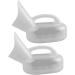 Milisten 2pcs Female Urinal 1000ml - Portable Urine Bottle for Hospital, Home, Camping, Travel - Buy Online on GoSupps.com