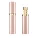 Refillable Perfume Bottle Atomizer for Travel Portable Easy Refillable Perfume Spray Pump Empty Bottle for men and women with 5ml Mini Pocket Size (Rose Gold)