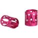 Hair braid tube dreadlocks beads aluminium cuffs mixed multi colours hair tube decoration filigree tube decoration filigree (red purple green blue gold silver rose red) (rose red) - Buy Online on GoSupps.com