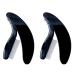 4PCS Folding Metal Eyelash & Eyebrow Comb Set - Professional Tool for Defined Lashes & Brows (Black) - Buy Online on GoSupps.com