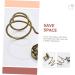 Zerodeko 1 Set Coat Hanger Stand Hair Dryer Holder Cabinet Door Household Hair Dryer Rack Storage - Buy Online on GoSupps.com