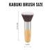 Professional 2-Piece Kabuki Foundation Brush Set | Round Top Makeup Brush for Liquid Cream & Powder | Ideal for Blending & Buffing - Buy Online on GoSupps.com