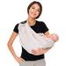 CUBY Baby Carrier Sling Baby Essentials for Newborn Natural Cotton Adjustable Baby Carriers from Newborn Comfortable Easy Wearing Nursing for Infant Toddler Wrap Sling Ideal for Newborn Cotton Classic Dark Grey