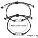 3 Pairs of Friend Bracelets Pair of Bracelets Adjustable Bracelets Friendship Bracelets for Adults Men and Women Girls and Boys (Black) - Buy Online on GoSupps.com
