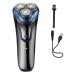 Electric Razor for Men Rechargeable Men's Shaving Cordless Rotary Wet Dry Shaver Wet and Dry 3 Head Electric Shavers One Color