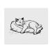 2 x microfiber cleaning cloths "Persian Cat" (LC00026503)