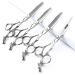 6-inch hairstyle studio styling scissors hairdresser professional scissors japan hairdresser chinese dragon design scissors (6 inches 4 pieces-c)