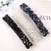 Black Hair Clips Handmade Rhinestone Barrettes Metal Hair Holders Clips and Barrettes Hair Clips for Women Girls Headwear Styling Clips and Barrettes Hair Accessories - Buy Online on GoSupps.com