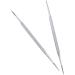 Nail Cleaner Tool 3Pcs Stainless Steel Double Sided Nail Cleaner Pedicure Nail Files Nail Pusher Spoon Cuticle Peeler Scraper Professional Pedicure Tools Nail Sets - Buy Online on GoSupps.com