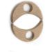 Wendysun 3pcs Cartoon Wood Teether Set - Natural Animal Moon Shape Baby Teething Toy - Buy Online on GoSupps.com