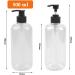 Buy Cenben 4-Pack 500ml PET Plastic Soap Dispenser - Pumping & Foam Hand Soap Bottles for Home Use - Transparent Shampoo & Soap Container - Buy Online on GoSupps.com