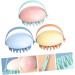 SEWOART 3pcs Massage Comb & Cleaning Brush Set - Wet & Dry Massager Nozzle Shampoo Scrubber - Durable ABS Design for Easy Grooming - Buy Online on GoSupps.com