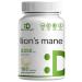 Lions Mane Mushroom Extract Supplement 2250mg Servings 180 Capsules Active Fruiting Body & Mycelium Source Natural Nootropic Rich in Polysaccharides Non-GMO