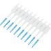 200-Piece Mouth Cleaning Tools Set - Interdental Brush Disposable Soft Silicone Head Portable Dental Floss & Toothed Flap with Case for Oral Care - Blue - Buy Online on GoSupps.com