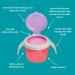 Vital Baby NOURISH Snack on The Go - Non-Spill Snack Pot with Handles and Lid - Buy Online on GoSupps.com