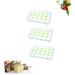 Yardenfun 3pcs Eggs Dispenser Serving Tray Containers for Food Egg Holder Storage Box Portable Egg re-usable Green 25*15.5*7.2cm - Buy Online on GoSupps.com
