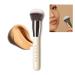 HALEYS Brilliant Kabuki Brush, Soft, Streak-free, Perfect Blending, Buff, Blurs, Smooths, Control, Precision, Complexion tools For liquid, cream, skincare, powder, Vegan, Cruelty-free, Sustainable Wood