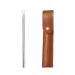1Pcs Stainless Steel Nail Gel Polish Remover Triangle Stick Rod Cuticle Pusher Art Tools with PU Bag Comfortable and Environmentally