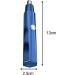 Precision Electric Nose Hair Trimmer - Smooth Grooming Experience Blue 13cm x 2.5cm x 2.5cm - International Shipping Available - Buy Online on GoSupps.com