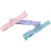 3-Piece Silicone Eyelash Extension Tweezers Set | Soft Skin-Friendly Wrist Band in Violet Pink & Blue | Protects Tweezers & Prevents Accidents - Buy Online on GoSupps.com