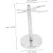 Minkissy Universal Aluminum Alloy Razor Holder Stand | Shaving Sets Organizer for Men | Durable Shaver & Brush Stand | Ideal Gift for Hair Removal - Buy Online on GoSupps.com