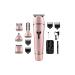 CAFFIA Hair Clippers for Men 5-in-1 Beard Trimmer Ear and Nose Trimmer Body Groomer Detail Trimmer Cordless & Rechargeable