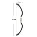Guapa Eyebrow Marker Ruler & Leveler | Brow Mapping Tool Kit with Bow & String | Mapping Thread for Shaped Brows | Permanent Makeup & Tattoo | Black - Buy Online on GoSupps.com