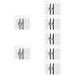 FOMIYES 7 Sets Nail Extension Set Fake Manicure Patch Builder Assistant Tool Finger Extension Manicure Tool DIY Nail Patches Manicure Clamp Flower Claw Clips Nail Set Crystal Plastic