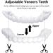 Brigtviee 2 Pairs Instant False Teeth Cosmetic Clipin Veneers Mouth Guard Temporary Whitening Denture Veneer Upper and Lower Set for Men and Women - Buy Online on GoSupps.com