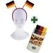 Germany Fan Football Headband with Flags & Make-up Pencil | Women's EM World Cup Gear - Buy Online on GoSupps.com