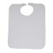 3 packed bibs for adults |50x60 cm |Terry Latz with push button closure |Material: 90% cotton 10% polyester |Color: white 50x60 cm (3 pack) without plastic