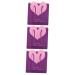Healifty 3pcs Paper Bags Wedding Paper Bag Papar Bags Purple Love Shopping Gift Bag 1 count (Pack of 1) Purplex3pcs