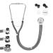 HONSUN Sprague Rappaport Dual Head Stethoscope for Adult & Kids Professional Cardiology Stethoscope for Doctors Nurses Medical Students and Home Use (Gray)
