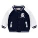 famuka Baby Jacket Boys Girls Jacket Kids Baseball Suit Coat 18-24 Months Navy
