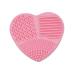 Mikikit Silicone Makeup Applicator & Cleaning Box - Pink Heart Shaped Brush Cleaner for All Makeup Brushes - Ideal for Quick & Easy Cleaning - Buy Online on GoSupps.com