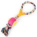 Four Guys Dog Rope Toys 33cm Durable Tennis Ball on A Rope Dog Tug Toy Dog Training Pet Chew Rope Interactive Washable Cotton Toy Tennis Ball Tugger Toy for Dogs (Pack of 1 random Color) - Buy Online on GoSupps.com
