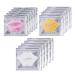 Collagen crystal lip masks set 3 types 15PCs moisturizing nourishing lip plasters anti-folds anti-aging hydrate gel masks improvement in skin care