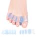 SIQWE 2pcs Toe Separators to Correct Bunions and Restore Toes to Their Original Shape (Bunion Corrector Toe Spacers Toe Straightener Toe Stretcher Big Toe Correctors)