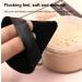 Set of 2 Black Triangle Makeup Powder Puff Face Sponge Powder Puff Washable Reusable Makeup Sponge Wet Dry Makeup Tool for Loose Powder or Foundation Blush Face Makeup - Buy Online on GoSupps.com