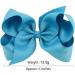 Hair Clips 6 Inch Big Grosgrain Ribbon Solid Hair Bows With Clips Girls Hair Clips Headwear Boutique Hair Accessories Blue Hair Clips (Size : 3) - Buy Online on GoSupps.com