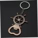 Bottle Opener Keychain Retro Rudder Beer Bottle Opener Keychain Kitchen Tools Party Supplies Men Corkscrew Bar Gadget - Buy Online on GoSupps.com