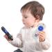 Remote Control Shape Teething Toy for Babies - 2 Pcs Silicone Chew Toy | Educational Sensory Teethers for Newborns | Ideal Baby Gift - Buy Online on GoSupps.com