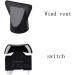 2000W professional hair dryer salon hair dryer (modeling windshield air collective nozzle comb type air nozzle rolling comb pointed tail comb large tooth comb hair clip *2)-black - Buy Online on GoSupps.com
