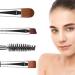 3 Piece Eyebrow Brush Set Angled Eyeshadow Eyeliner Precision Flat Shaper Small Shader for Female Girls - Buy Online on GoSupps.com