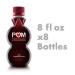 POM Wonderful 100% Pomegranate Juice 8 fl oz - Pack of 8 | Pure and Delicious - Buy Online on GoSupps.com