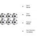 Super Z Outlet Table Soccer Foosballs - 6 Pack Recreation Balls - Buy Online on GoSupps.com