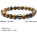 5 Anti-Fear Smoking Cessation Bracelets - Magnetic Therapy Chakra Bracelet for Men & Women - 8mm Natural Stone Halbedelstein Pearl Gift - Buy Online on GoSupps.com