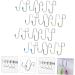 12pcs S Type Double Hook Towel Hangers Wall Mounted Clothing Rack Stainless Steel Door Hook Ordinary - Buy Online on GoSupps.com